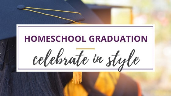 homeschool graduation ideas with cap and gown