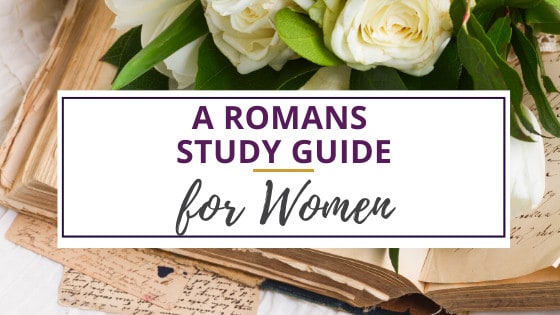 open book of romans study guide for women with white roses